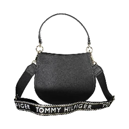 Black Polyester Handbag