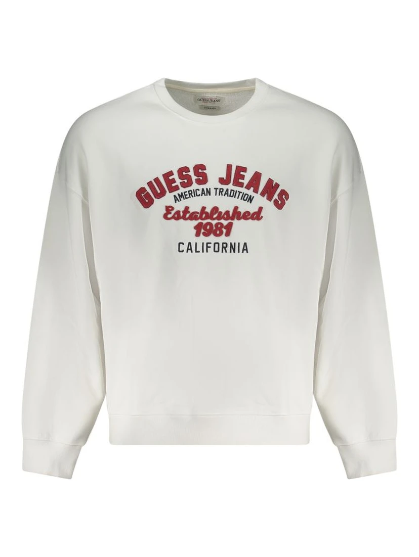 White Cotton Sweatshirt