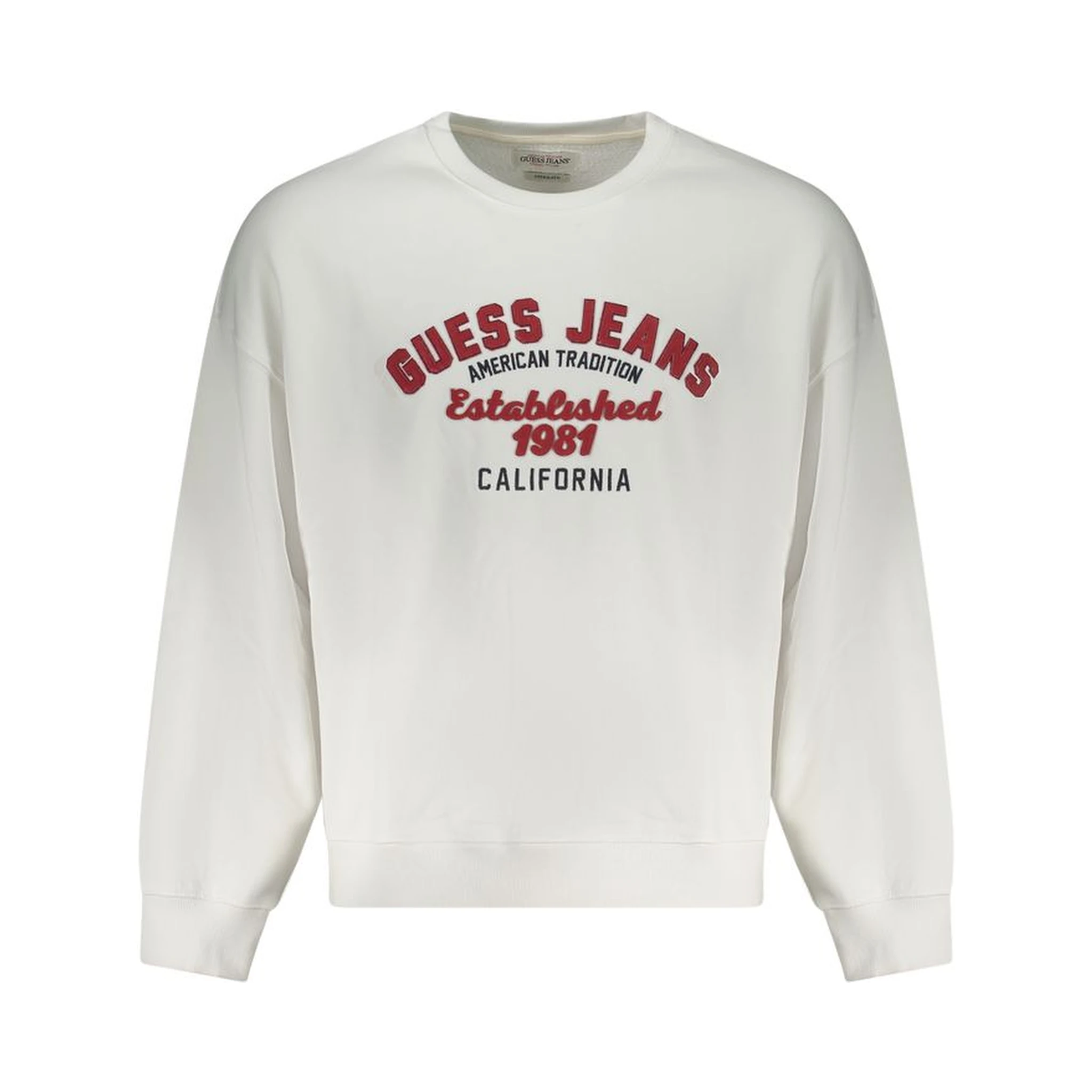 White Cotton Sweatshirt