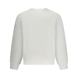 White Cotton Sweatshirt