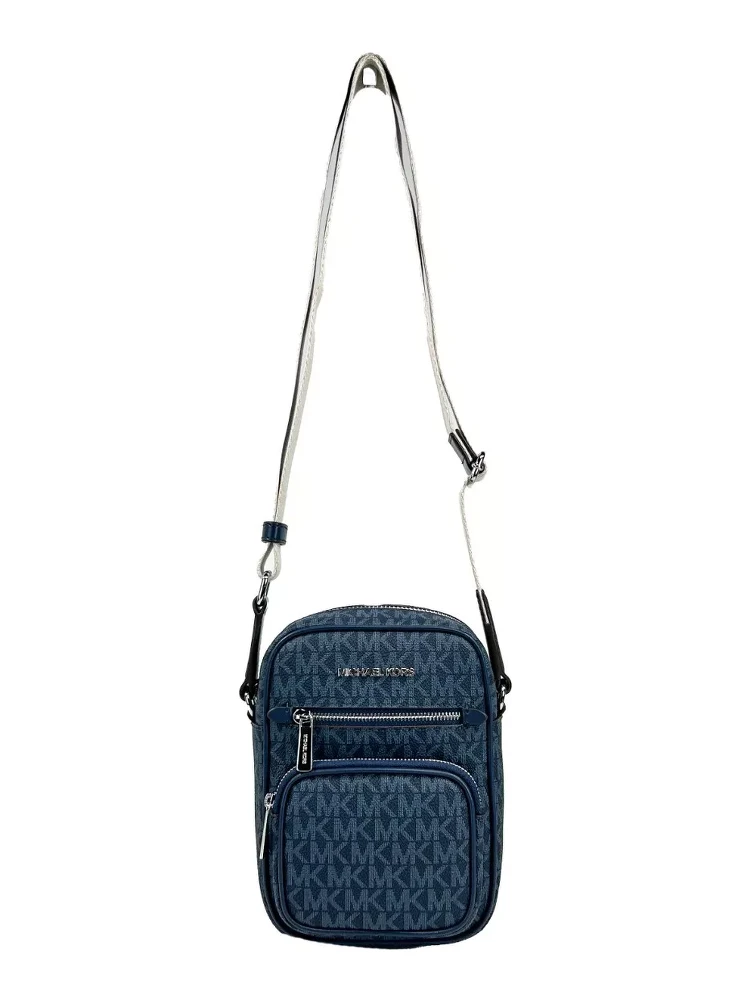 North South Medium Crossbody Bag Navy Blue