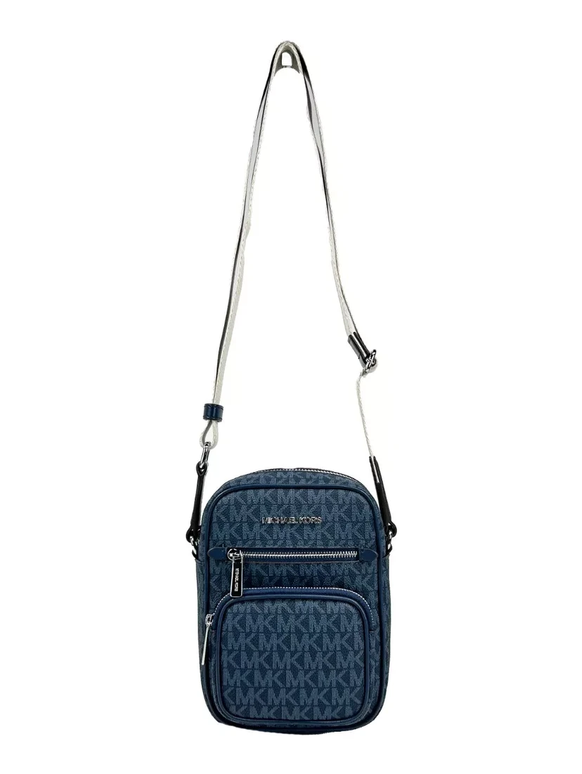 North South Medium Crossbody Bag Navy Blue
