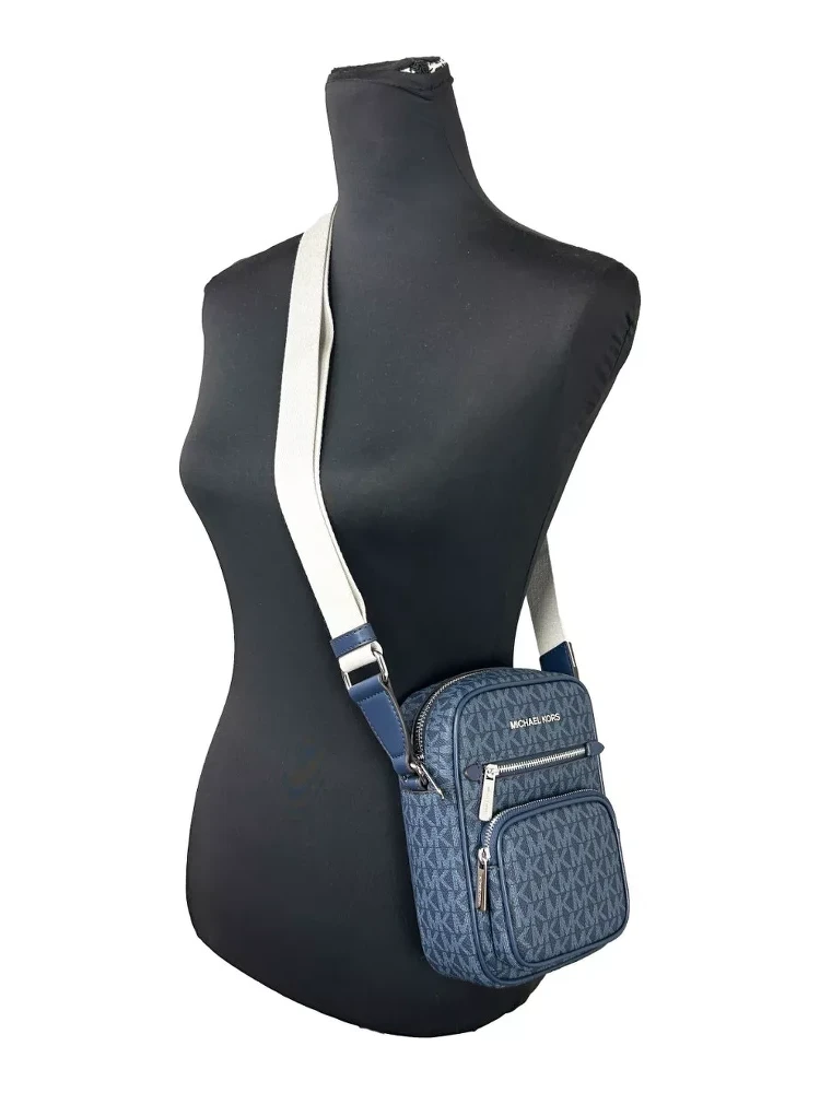 North South Medium Crossbody Bag Navy Blue alternative