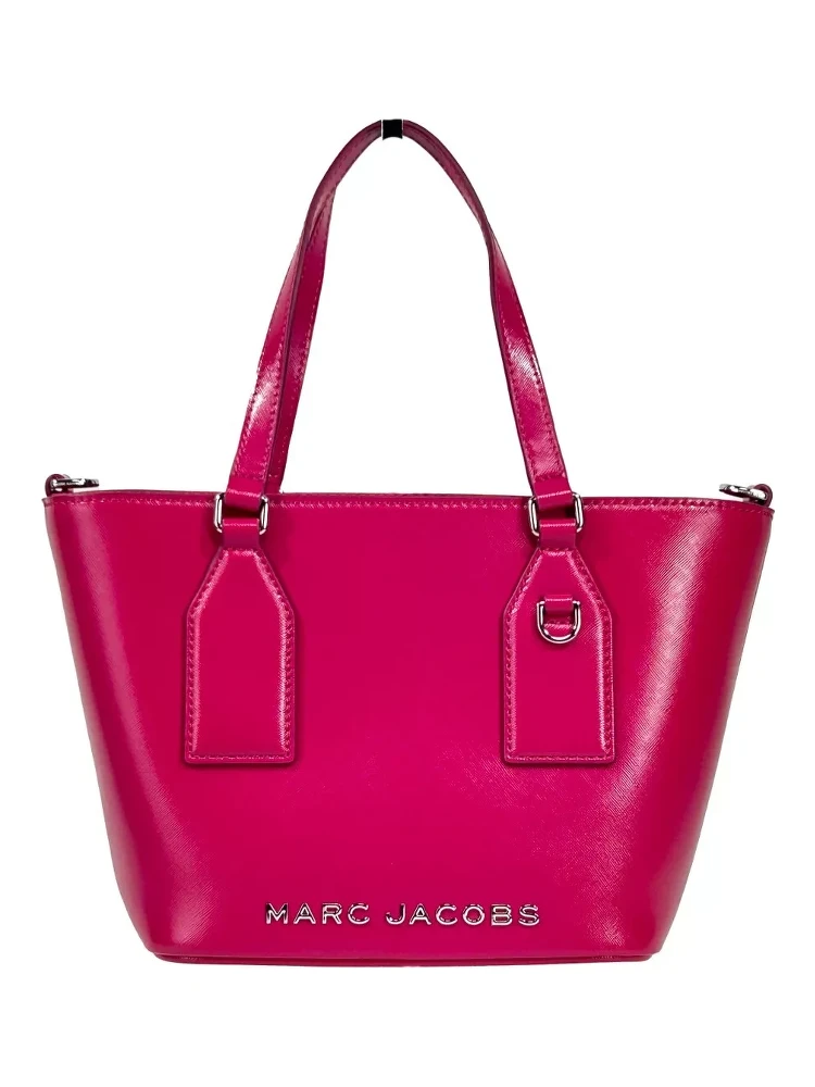 Small Saffiano Leather Tote Crossbody Bag