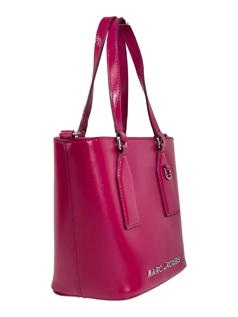 Small Saffiano Leather Tote Crossbody Bag