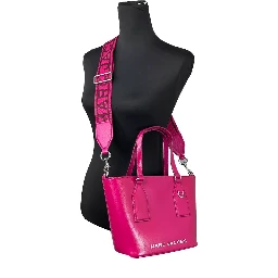 Small Saffiano Leather Tote Crossbody Bag