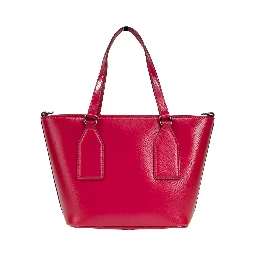Small Saffiano Leather Tote Crossbody Bag