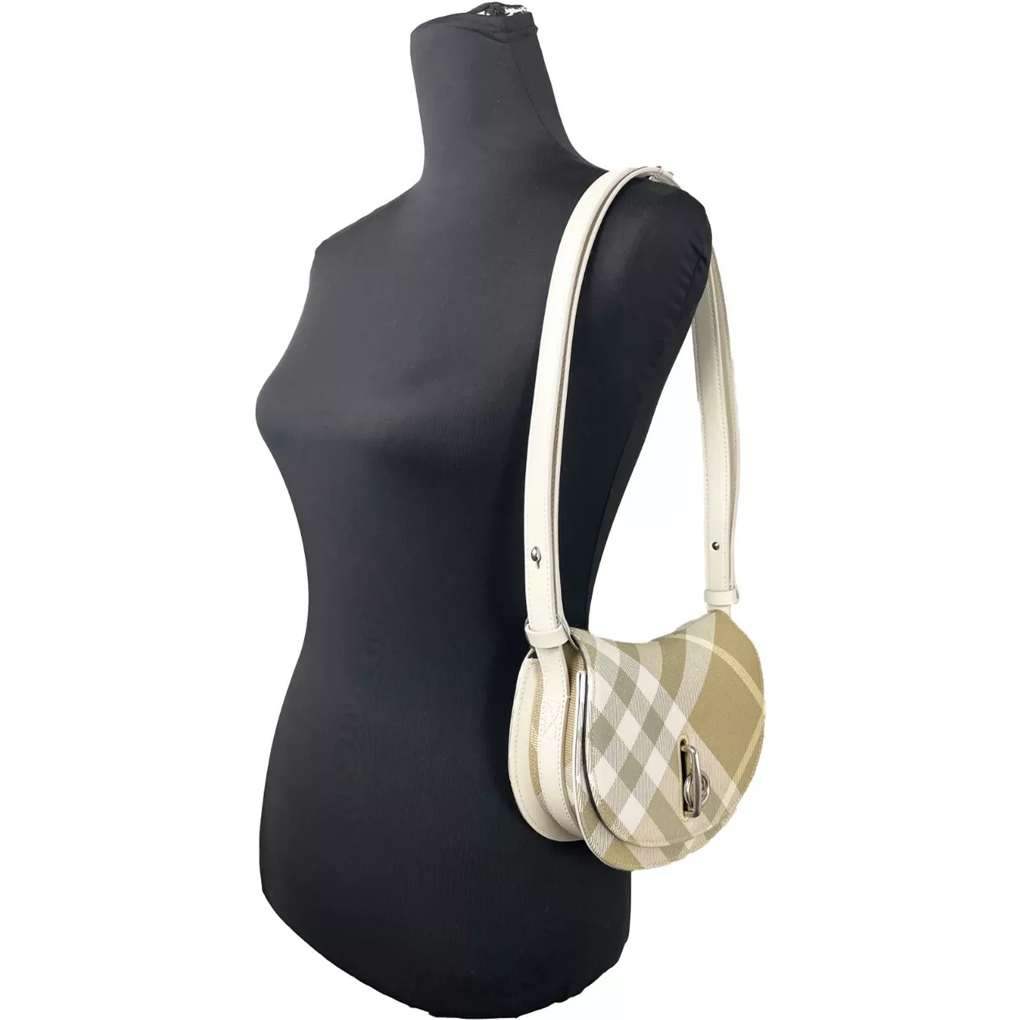 Mini Check Rocking Horse Crossbody Bag Purse