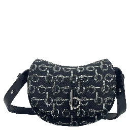 Mini Rocking Horse Crossbody Bag Purse Black