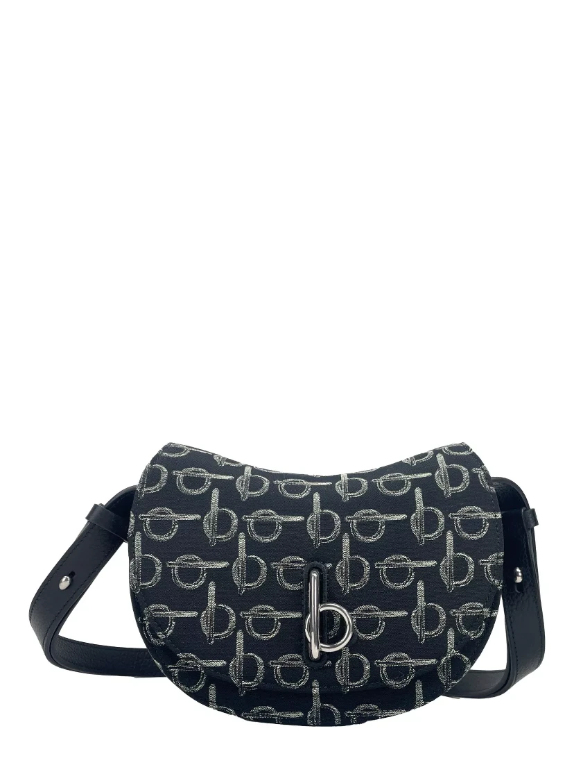 Mini Rocking Horse Crossbody Bag Purse Black