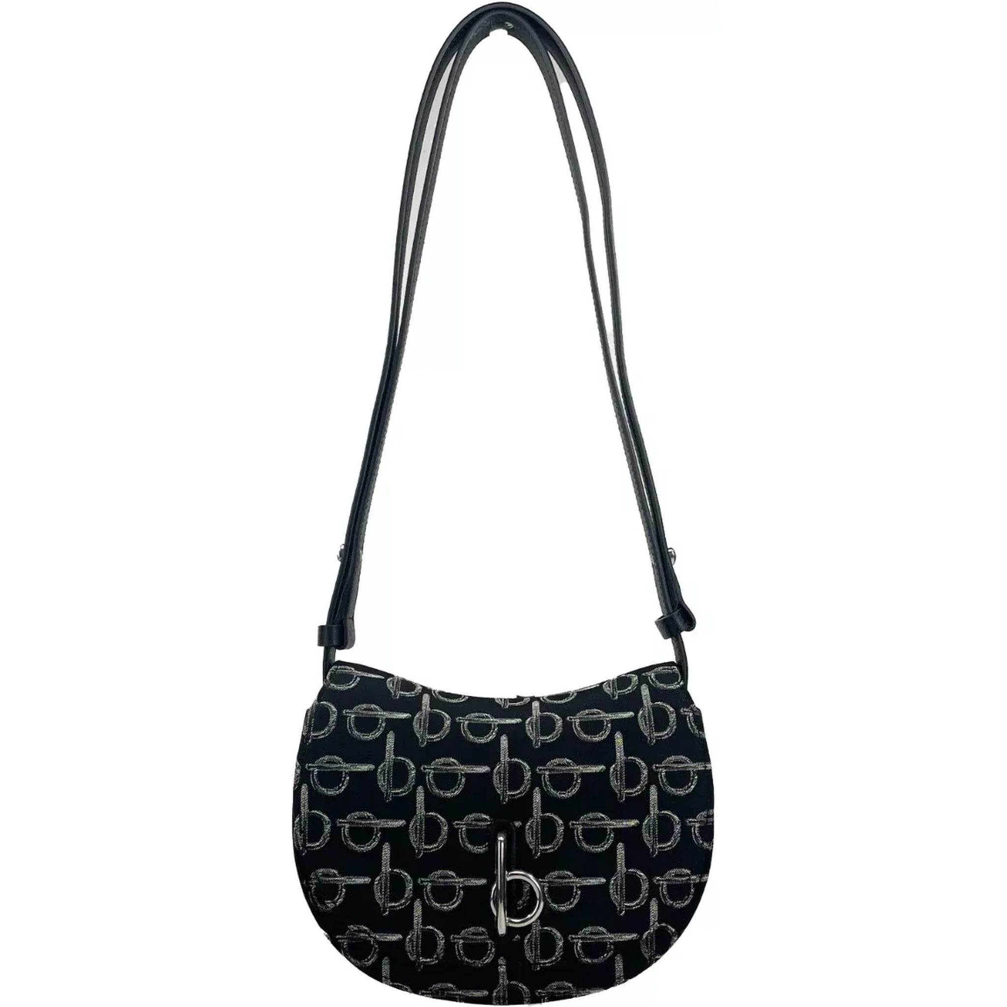Mini Rocking Horse Crossbody Bag Purse Black