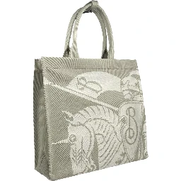 EKD Canvas Tote Bag With Coin Pouch Beige