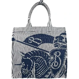 Navy EKD Canvas Tote Bag With Coin Pouch
