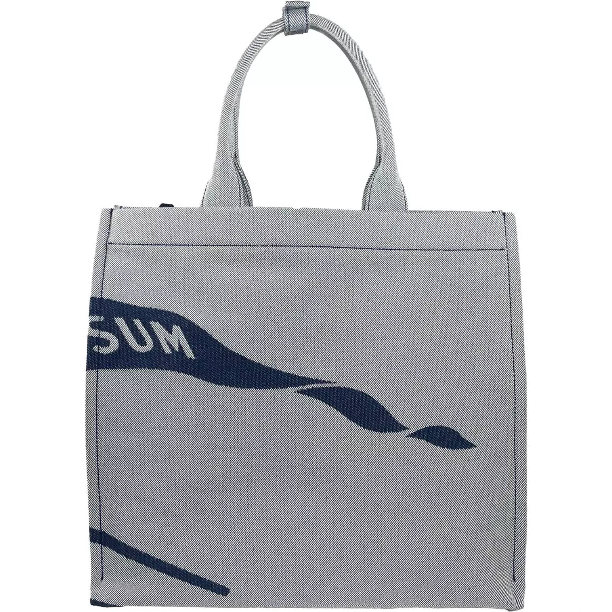 Navy EKD Canvas Tote Bag With Coin Pouch