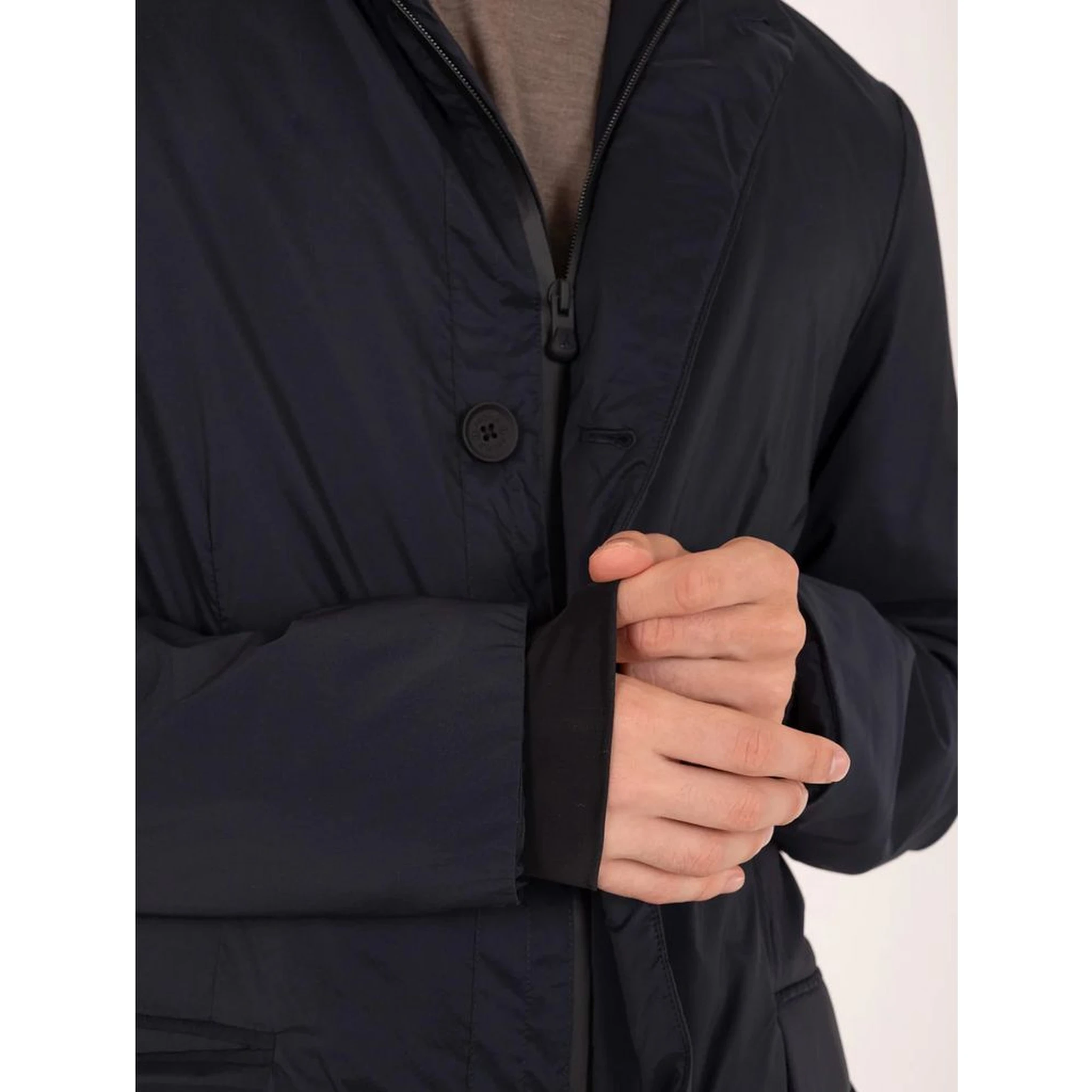Blue Polyester Jacket