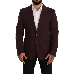 Purple Cotton Blazer