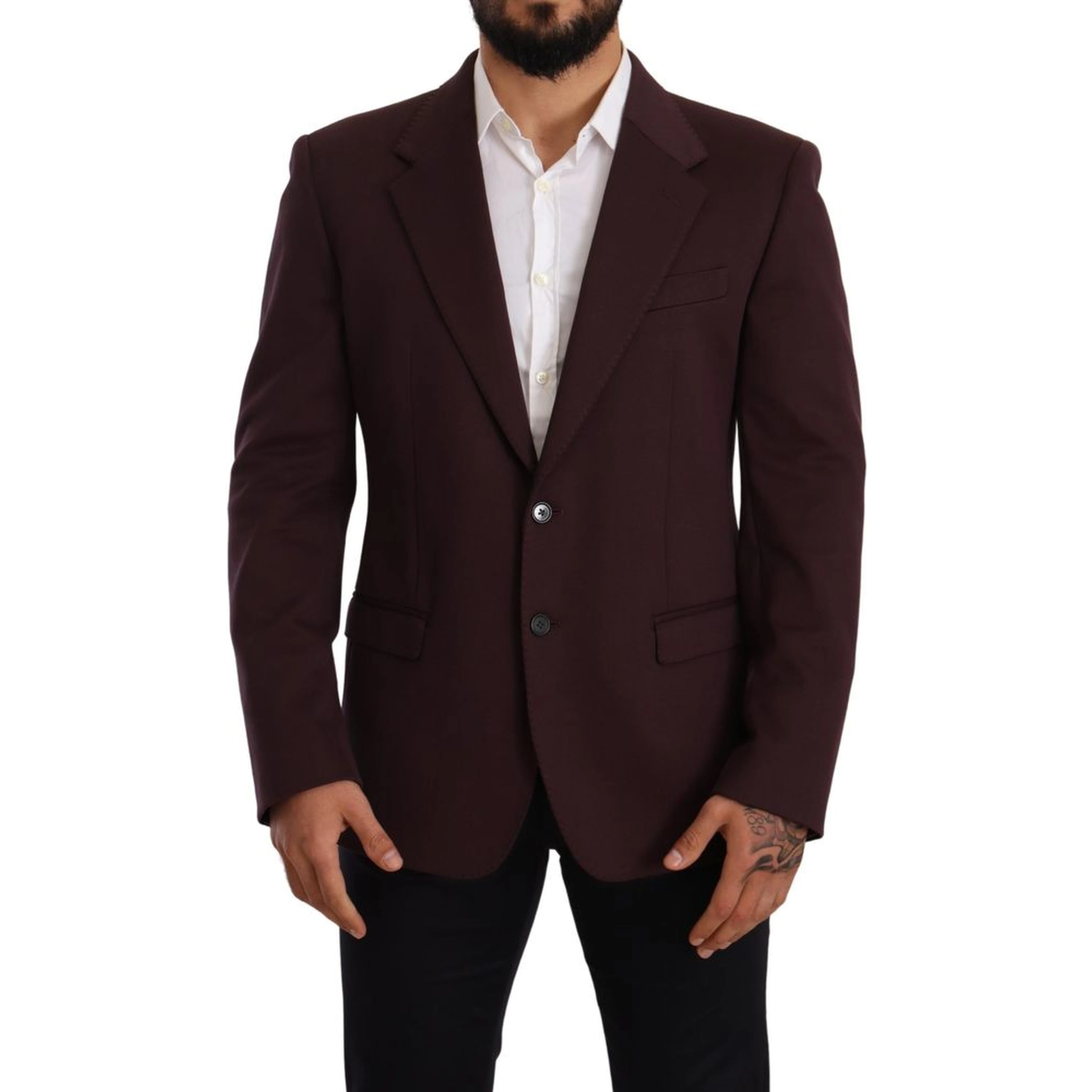 Purple Cotton Blazer