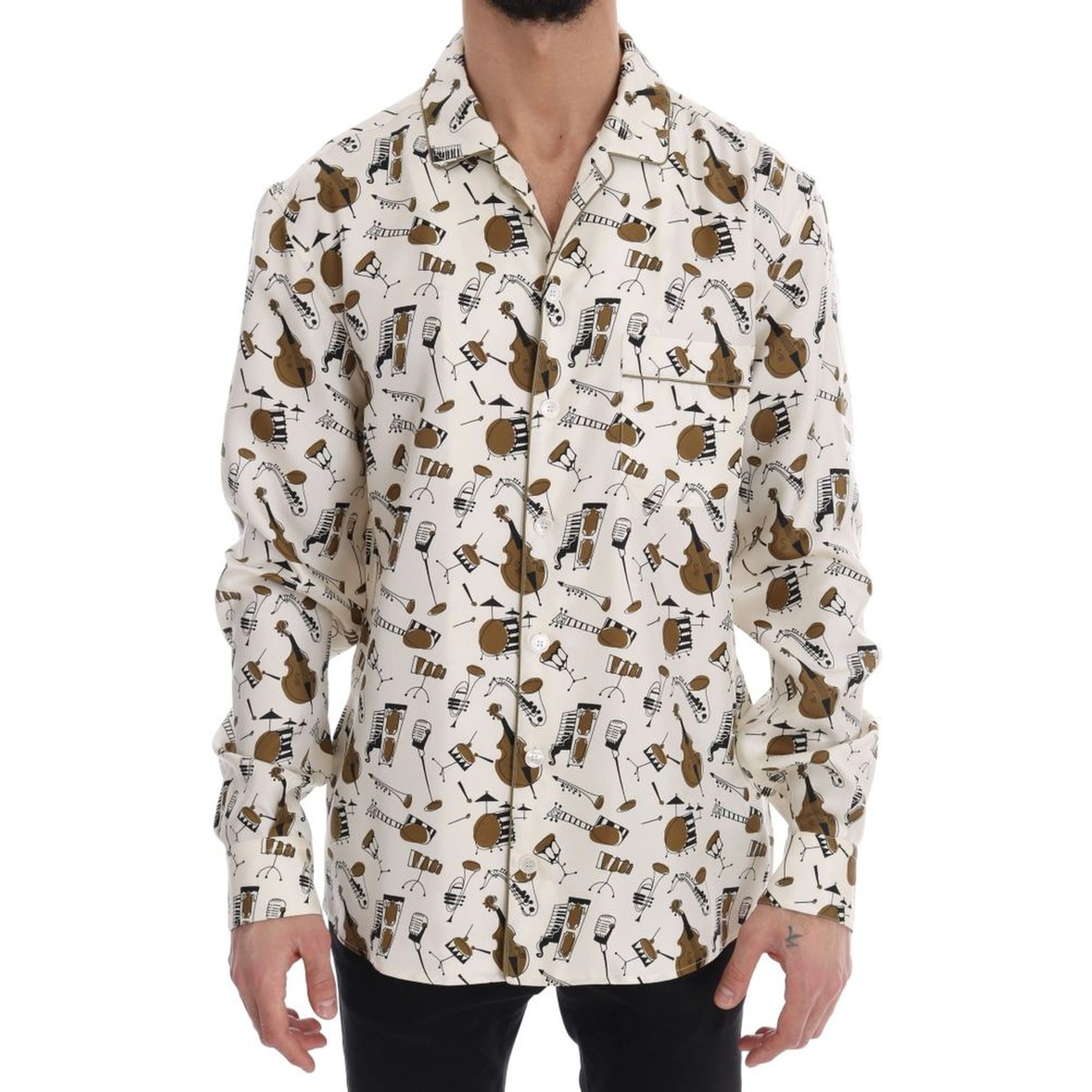 Multicolor Silk Pattern Shirt