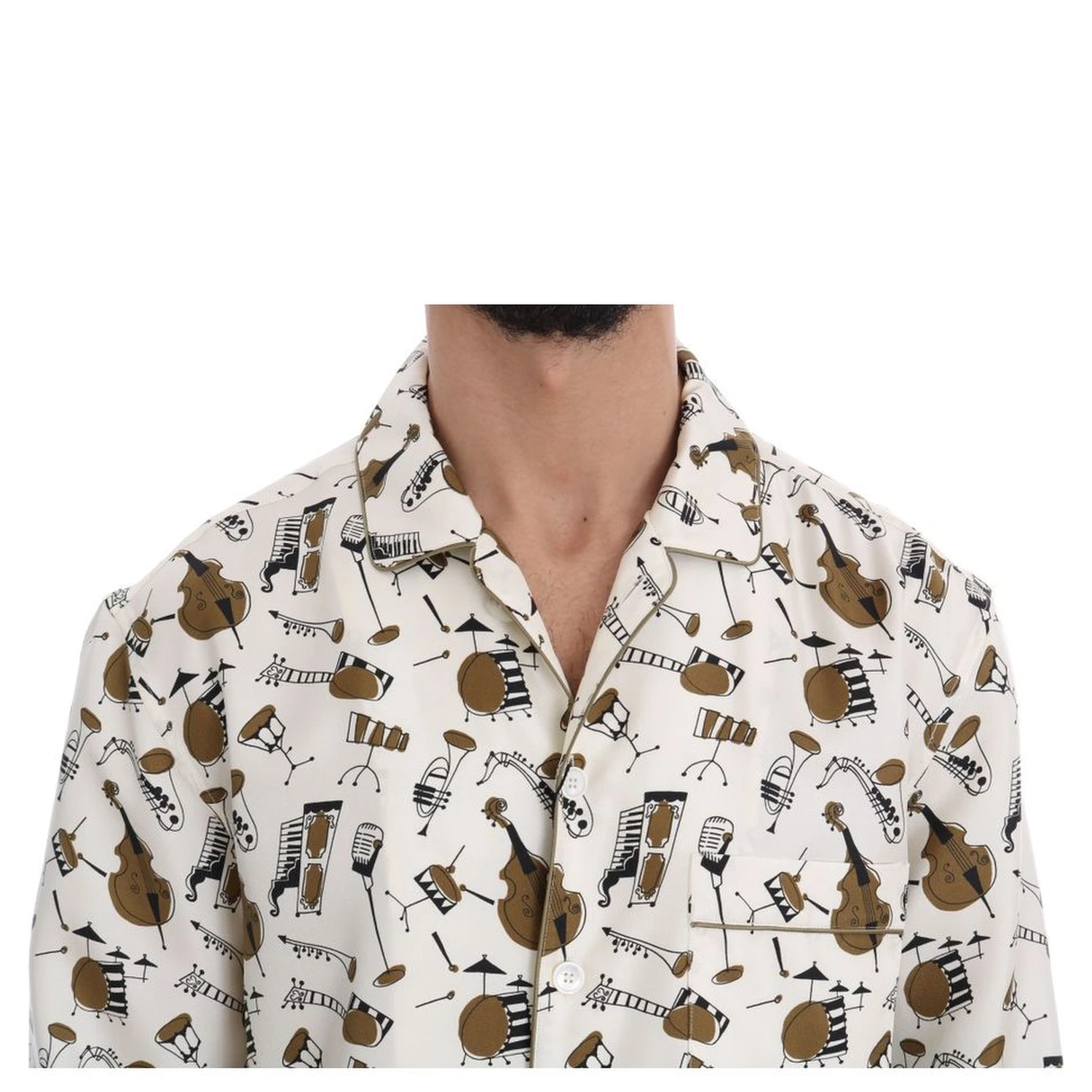 Multicolor Silk Pattern Shirt