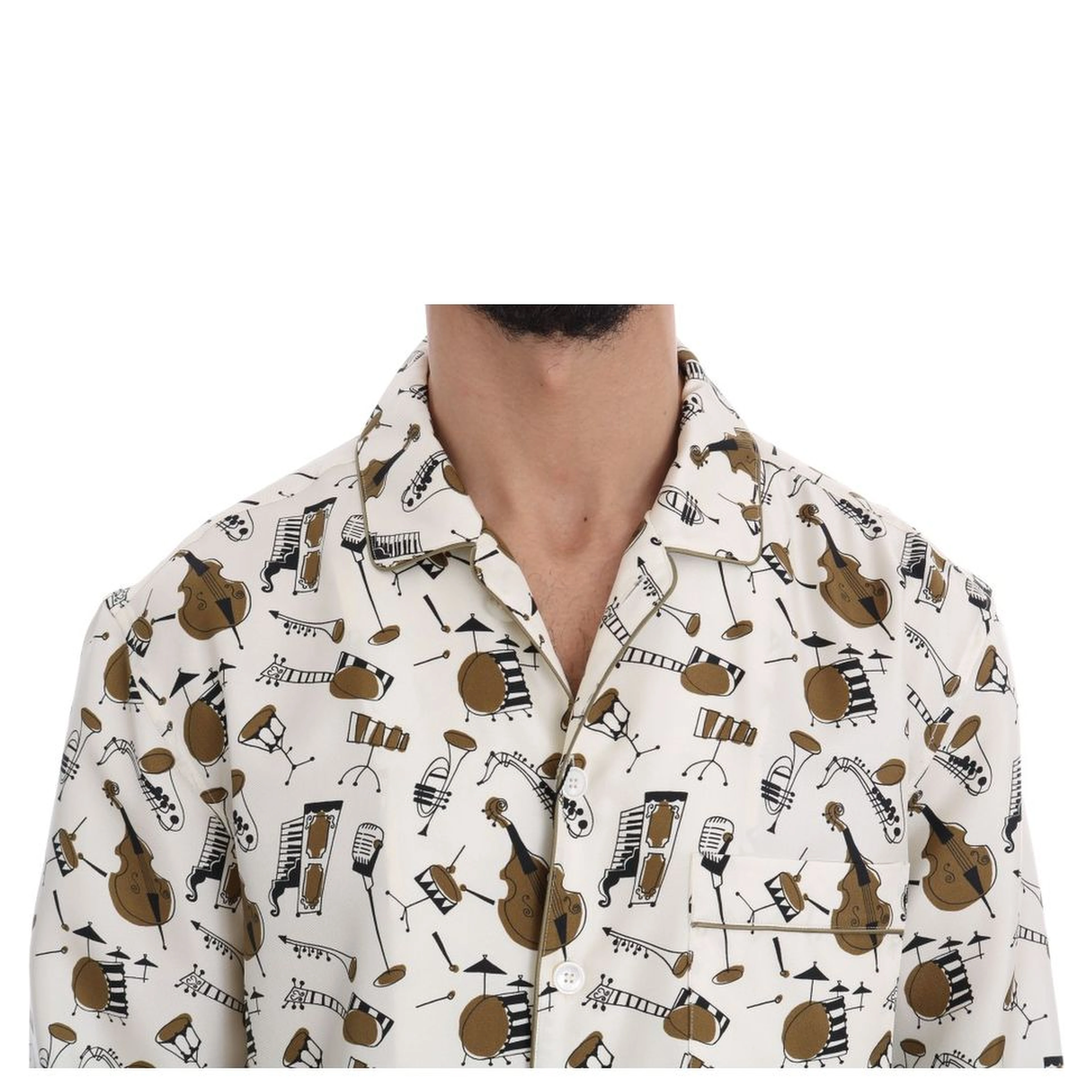 Multicolor Silk Pattern Shirt