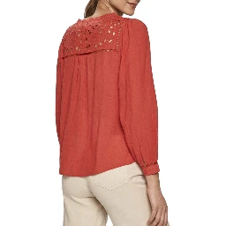 Red Viscose Blouse