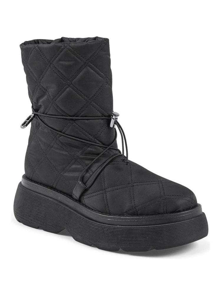 Black Nylon Flat Boots alternative