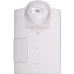 White Cotton Dress Shirt
