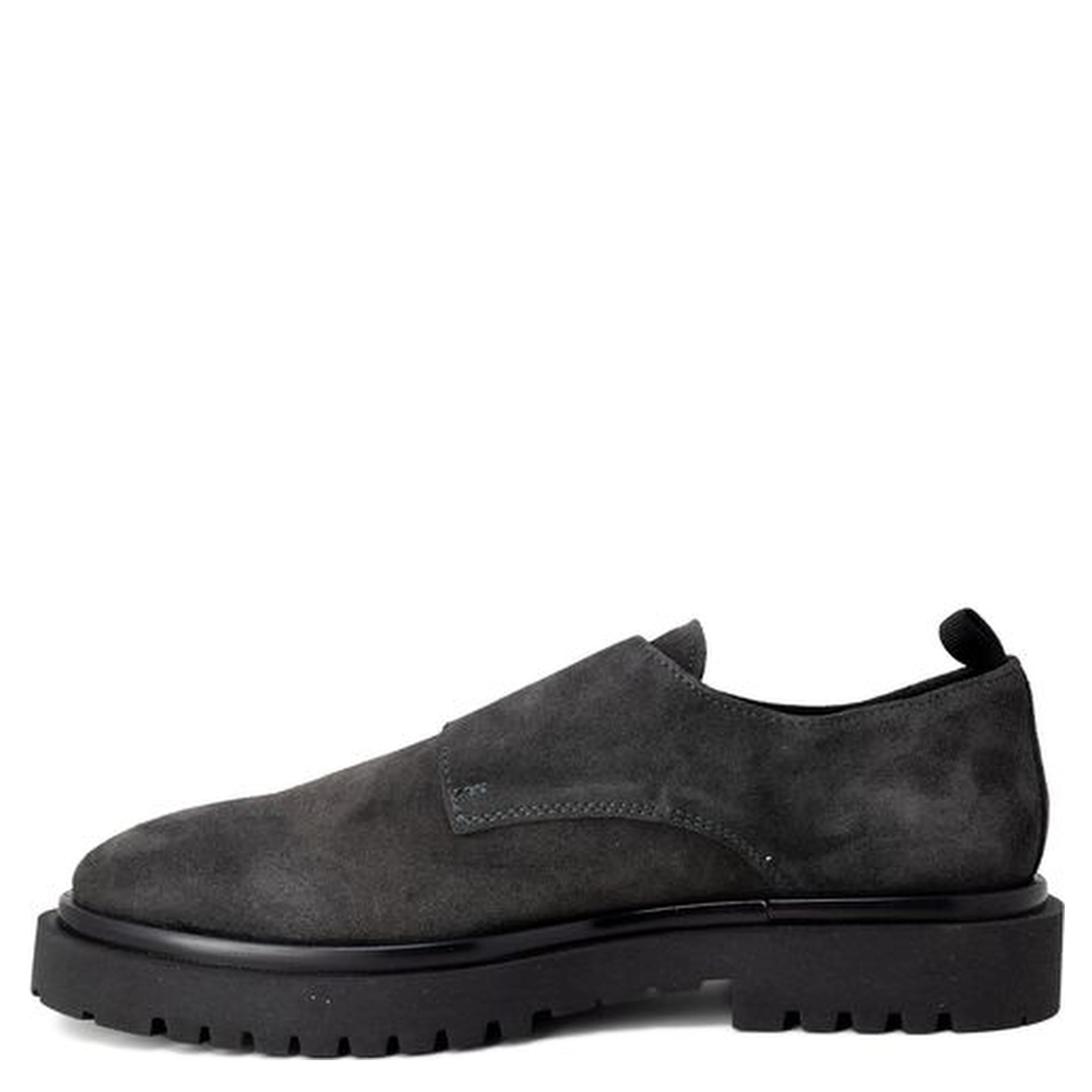 Black Leather Flat Boots