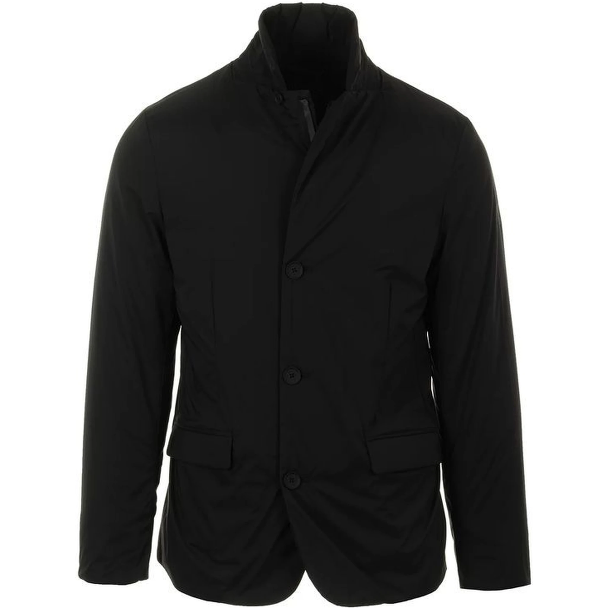 Black Polyester Coat