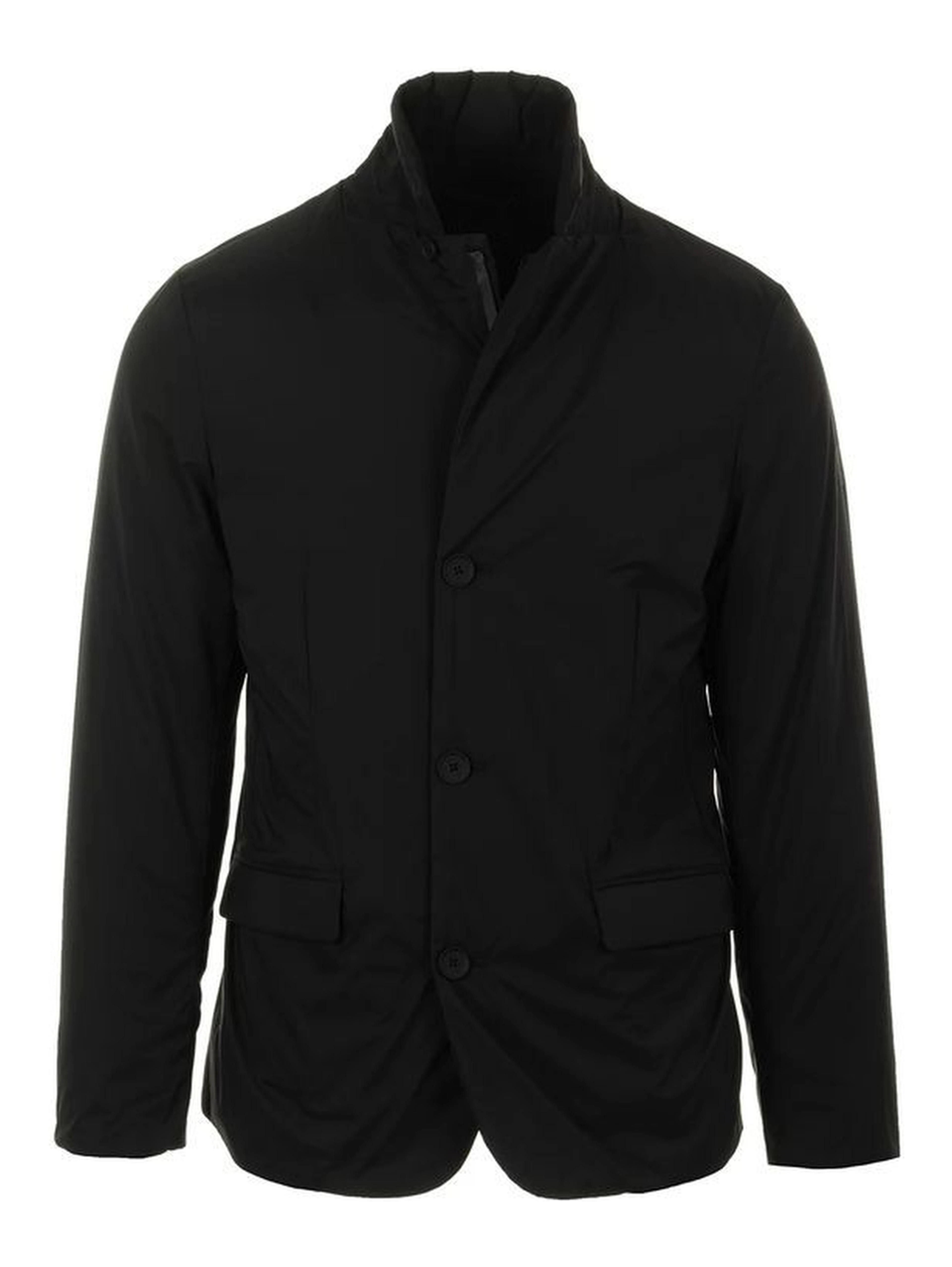 Black Polyester Coat