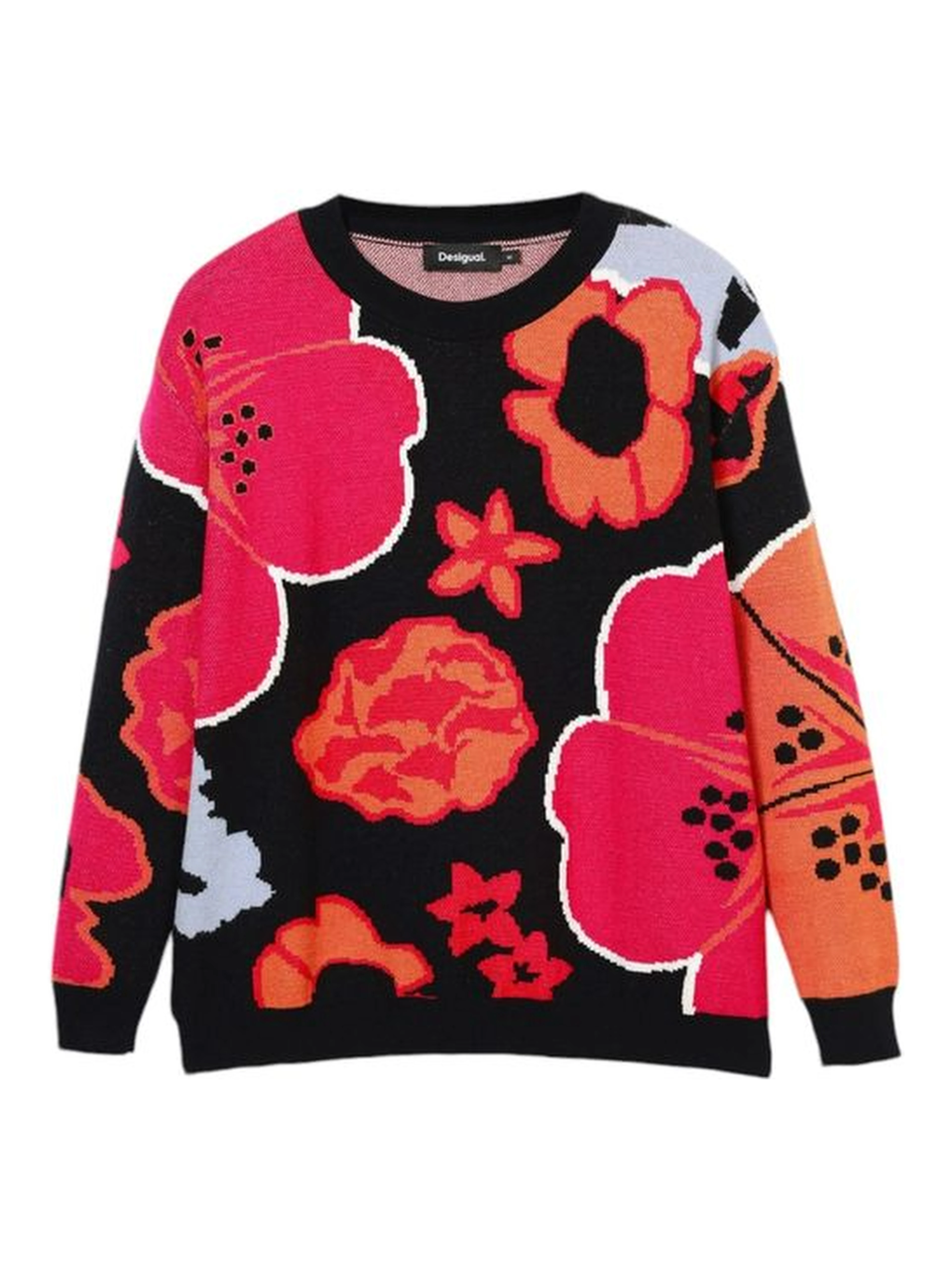 Black Polyamide Sweatshirt