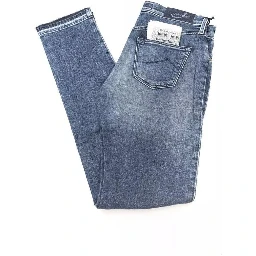 Blue Cotton Jeans & Pant