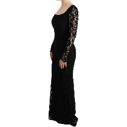 Black Cotton Cocktail Dress