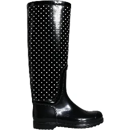 Black Rubber Rain Boots