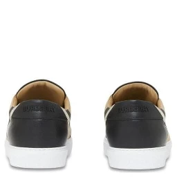 Black Leather New Salmond Sneakers