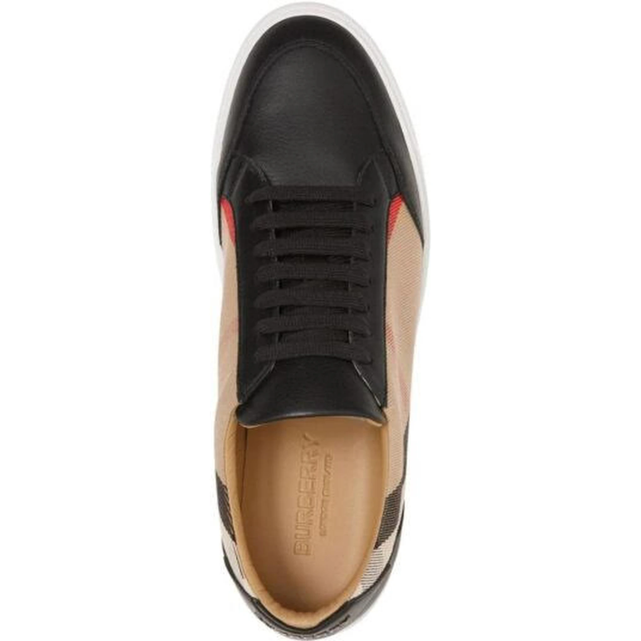 Black Leather New Salmond Sneakers