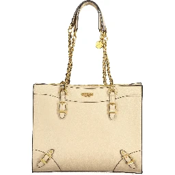 Beige Polyethylene Handbag