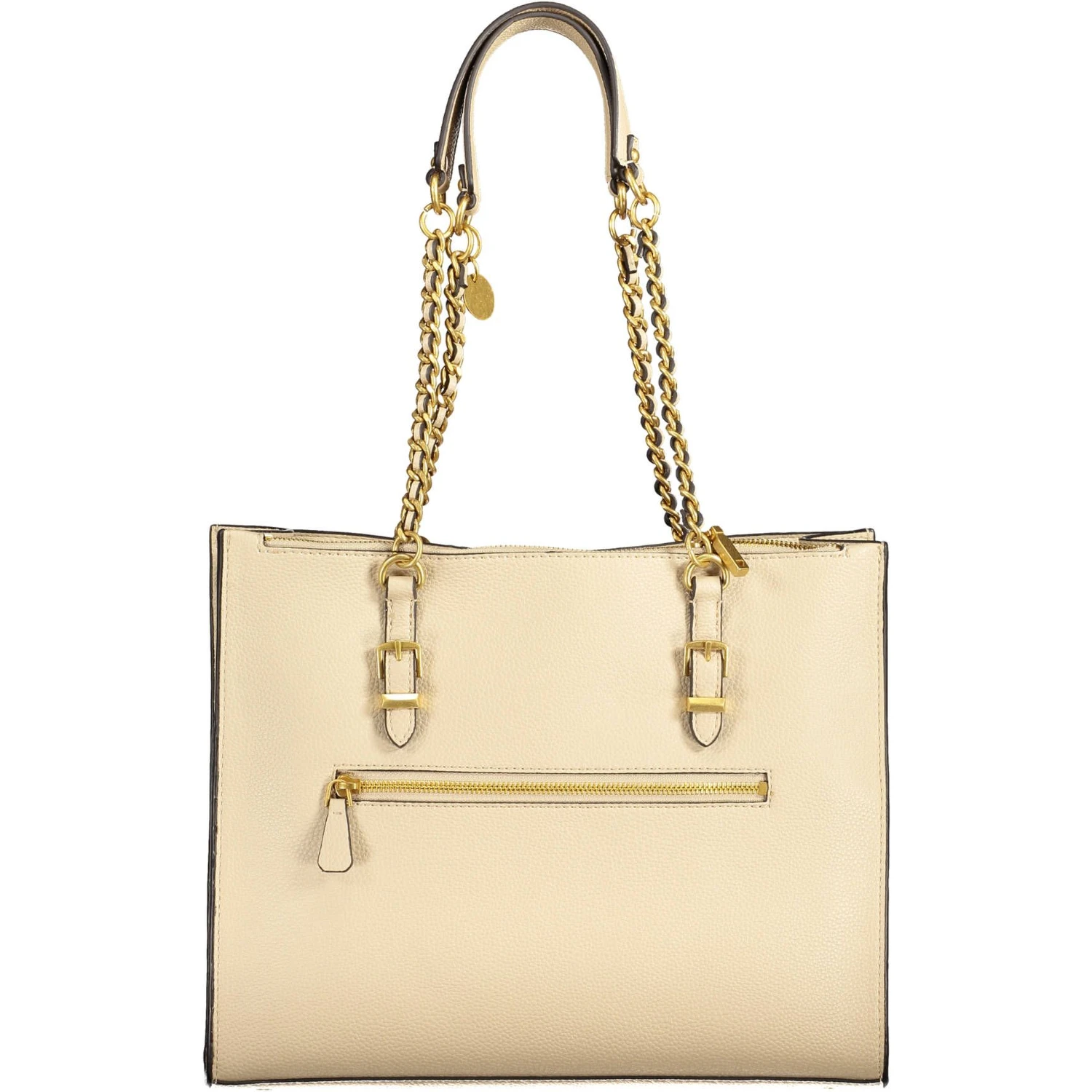 Beige Polyethylene Handbag