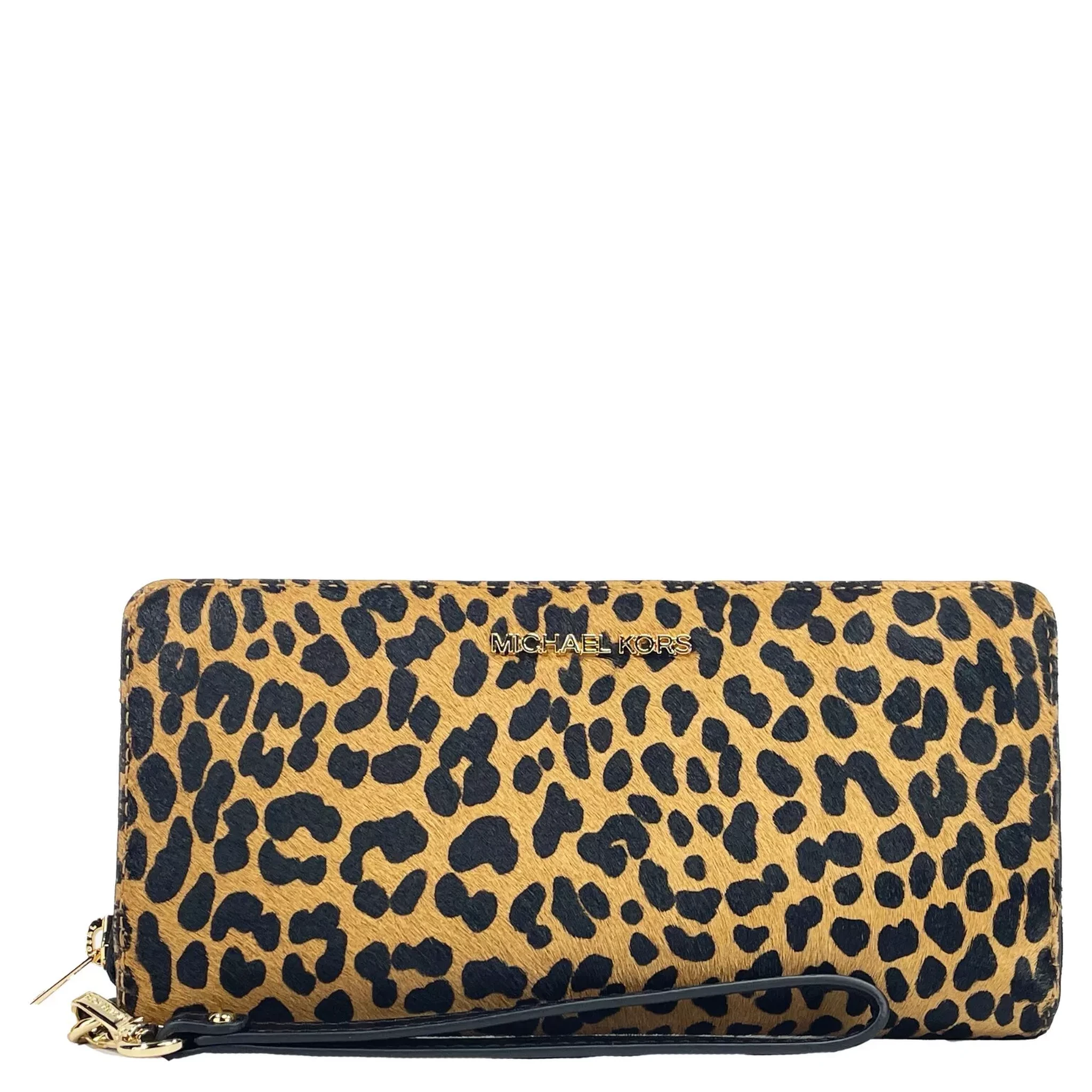Jet Set Animal Print Continental Wristlet Wallet