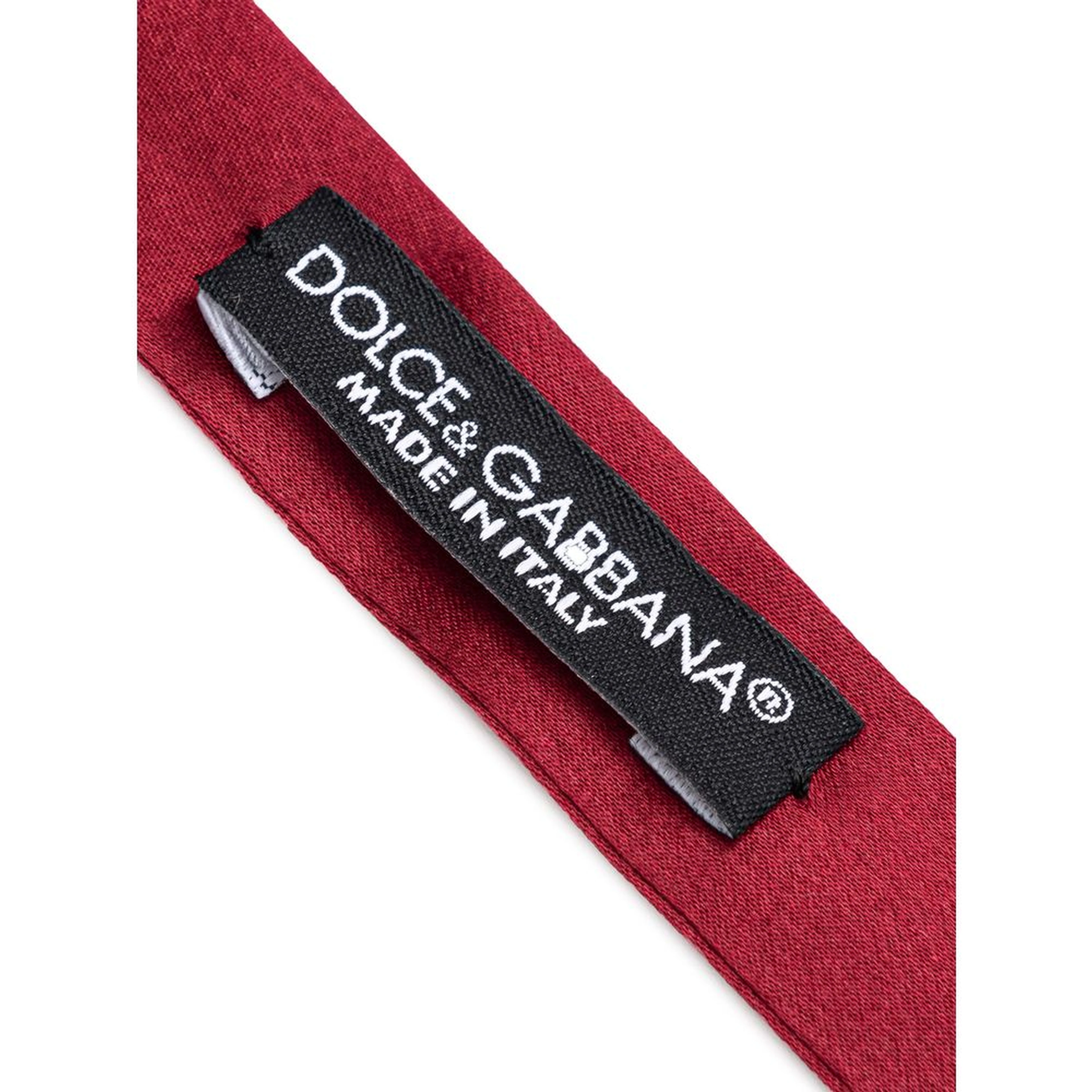 Red Silk Bowtie