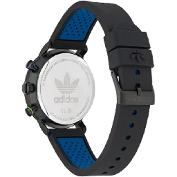 ساعة رياضية سوداء صناعية