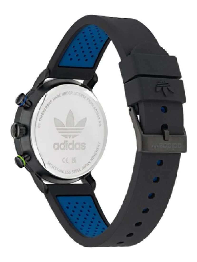 ساعة رياضية سوداء صناعية