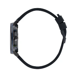 ساعة رياضية سوداء صناعية