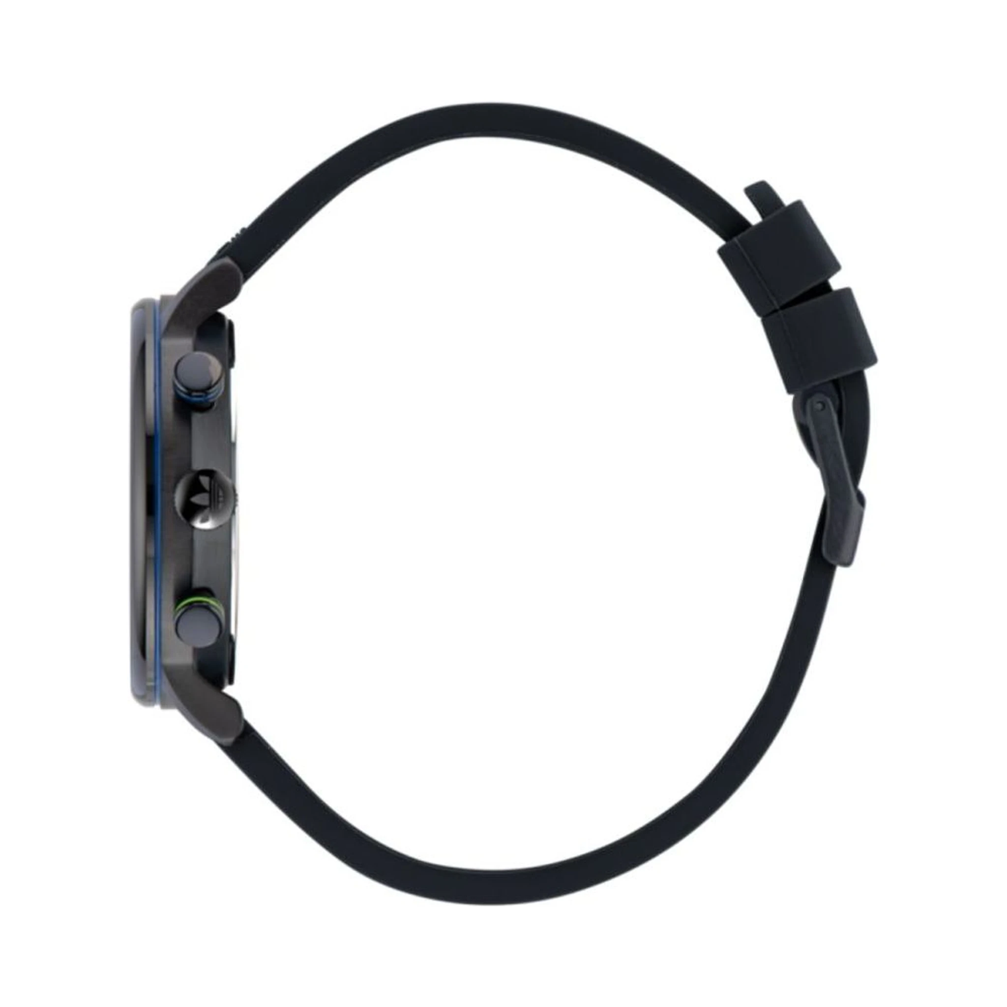 ساعة رياضية سوداء صناعية