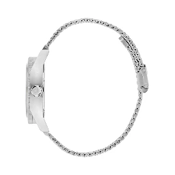 ساعة يد رسمية من الفولاذ المقاوم للصدأ الرمادي