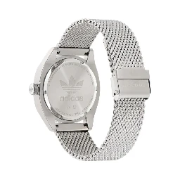 ساعة يد رسمية من الفولاذ المقاوم للصدأ الرمادي