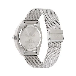 ساعة يد رسمية من الفولاذ المقاوم للصدأ الرمادي