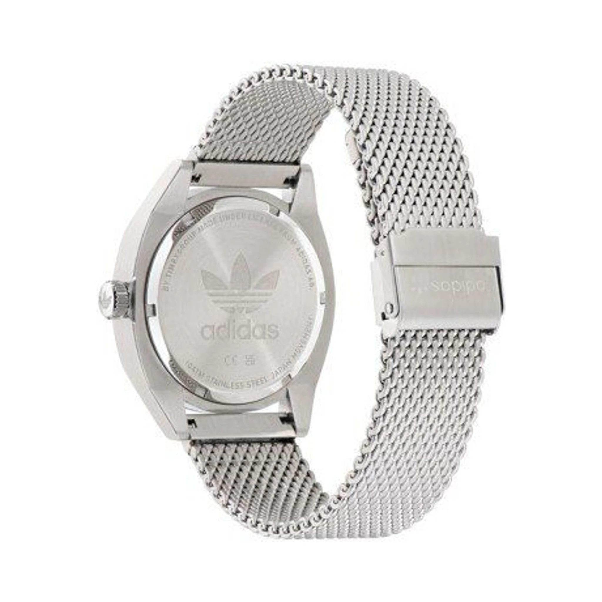 ساعة يد رسمية من الفولاذ المقاوم للصدأ الرمادي