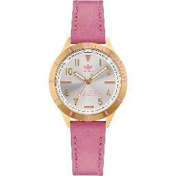 Multicolor Leather Dress Watch