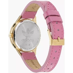 Multicolor Leather Dress Watch